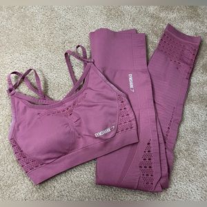 Gymshark energy seamless athletic set
